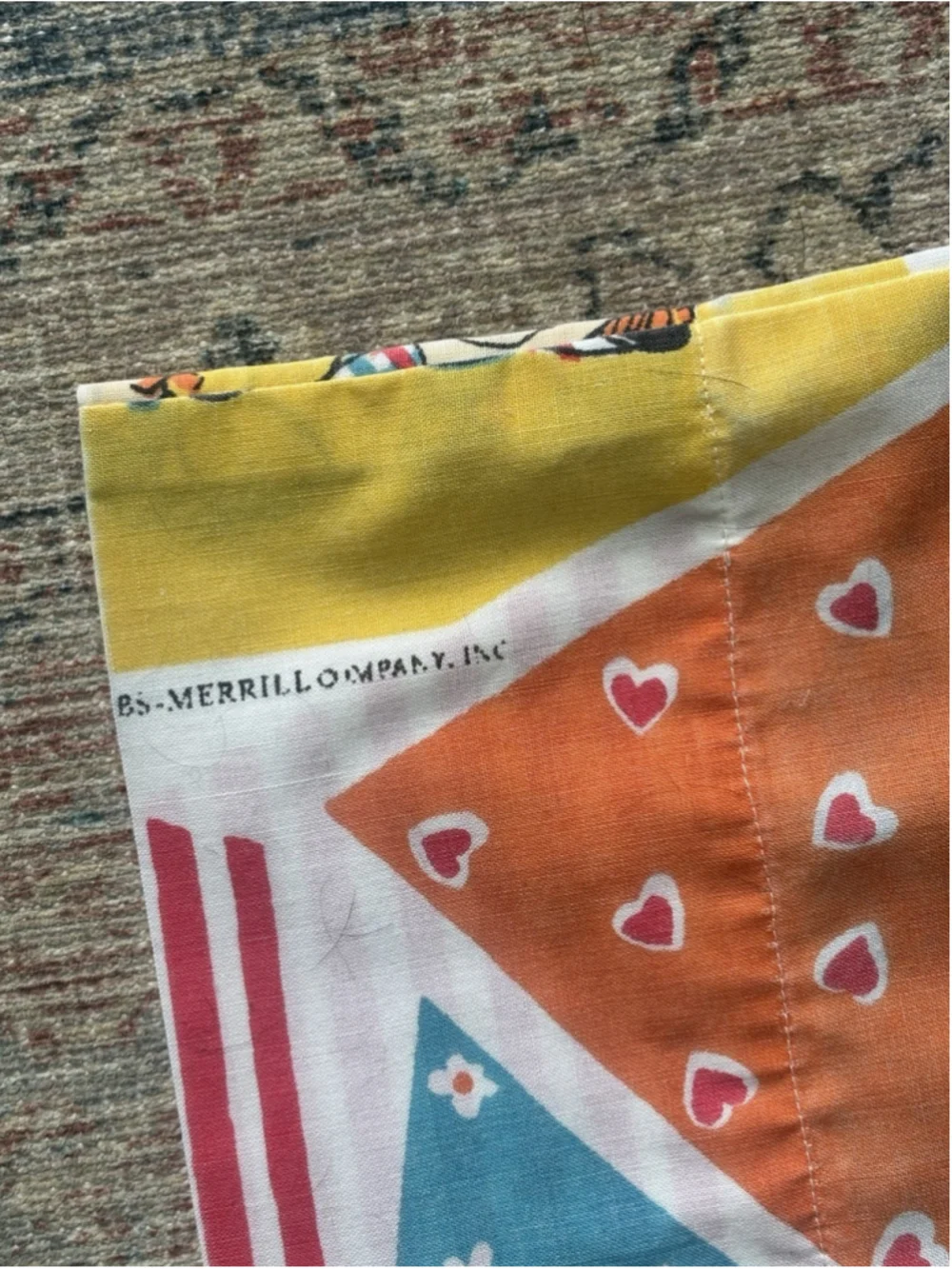70s Raggedy Ann & Andy Twin 3 Piece Sheet Set Patchwork Bobbs-Merrill